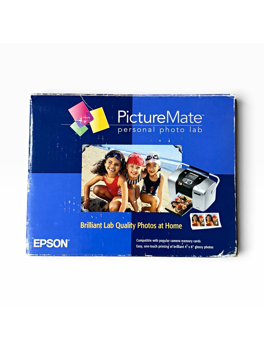 Epson PictureMate Portable Inkjet Color 4x6 Photo Printer USB C11C556001